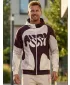 Panoul pentru bărbați pe Zip Premium ALTISPORT VOJ/ALM056MI02 BEJ/ROȘU