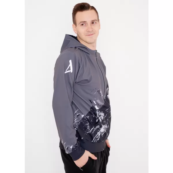  Panoul pentru bărbați pe Zip Premium ALTISPORT VOJ/ALM059MI02 GRI 