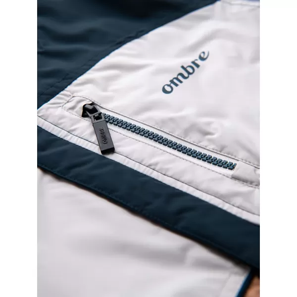  Sacou OMBRE C447 ALB/ALBASTRU BLEUMARIN/MARO 