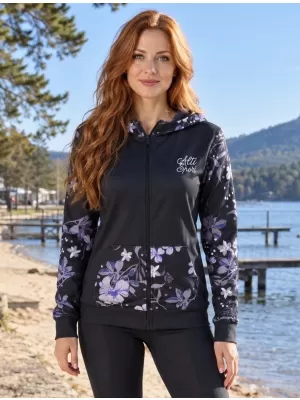 Panoul pentru femei pe Zip Premium ALTISPORT VOJ/ALW063MI02 NEGRU