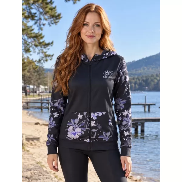  Panoul pentru femei pe Zip Premium ALTISPORT VOJ/ALW063MI02 NEGRU 