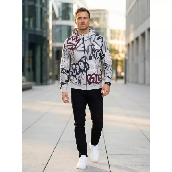  Panoul pentru bărbați pe Zip Premium ALTISPORT VOJ/ALM054MI02 GRI ÎNCHIS 