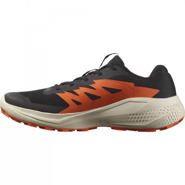  Pantofi pentru bărbați SALOMON ALPHAGLIDE L47801100 NEGRU/ZI PLOIOASĂ/ROȘU PORTOCALIU 