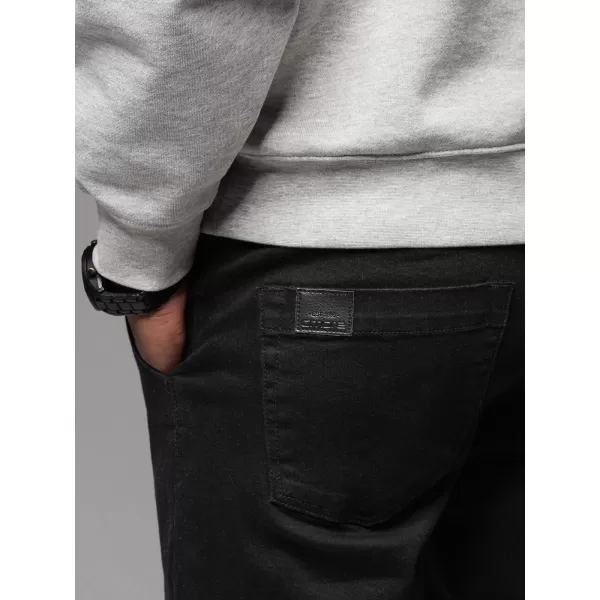  Pantaloni OMBRE OM-PADJ-0156 NEGRU 