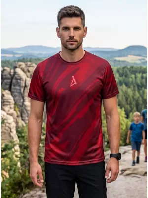 Premium funcțional pentru bărbați ALTISPORT VOJ/ALM072TR01 VIN ROȘU