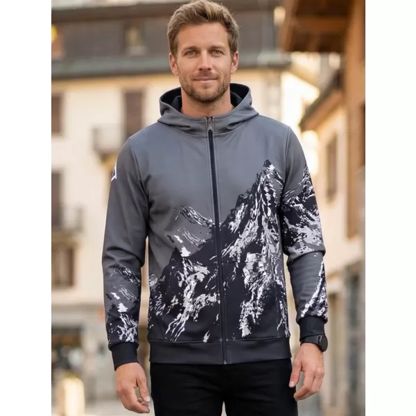  Panoul pentru bărbați pe Zip Premium ALTISPORT VOJ/ALM059MI02 GRI 
