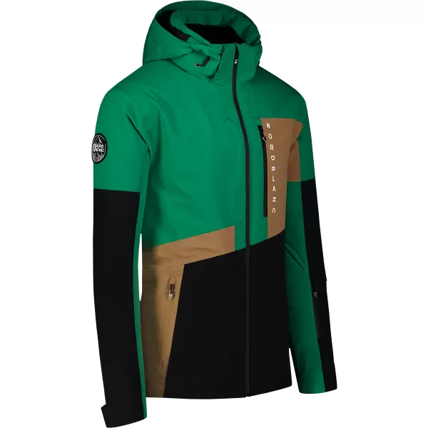  Jachetă de schi pentru bărbați NORDBLANC SLED NBWJM8123 VERDE 