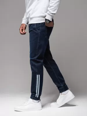 Pantaloni OMBRE OM-PADJ-0156 ALBASTRU ÎNCHIS