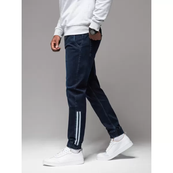  Pantaloni OMBRE OM-PADJ-0156 ALBASTRU ÎNCHIS 