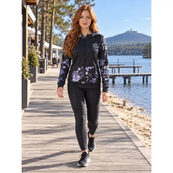  Panoul pentru femei pe Zip Premium ALTISPORT VOJ/ALW063MI02 NEGRU 