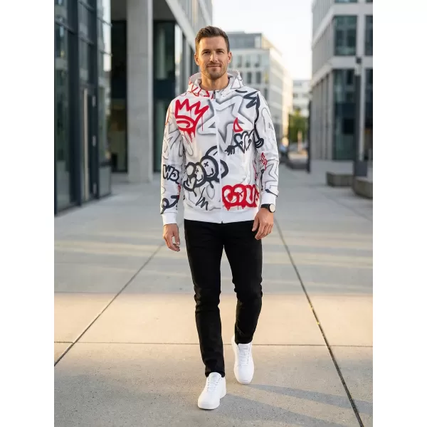  Panoul pentru bărbați pe Zip Premium ALTISPORT VOJ/ALM054MI02 GRI -RED 
