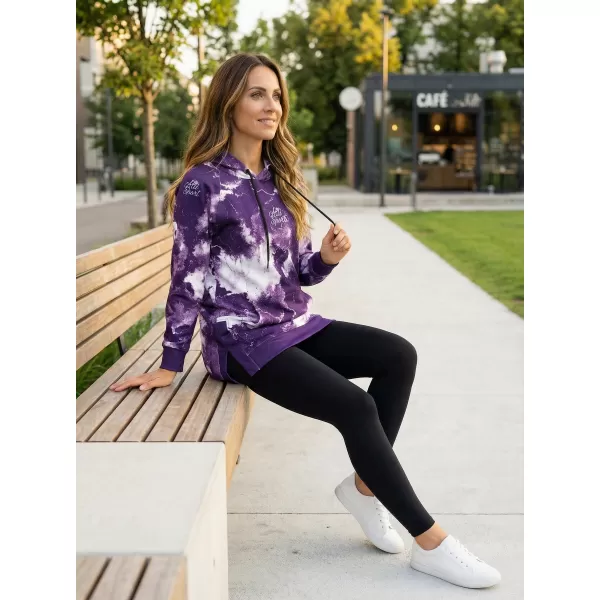  Premium cu hanorac funcțional pentru femei ALTISPORT VOJ/ALW066MI03 ALB -VIOLET 