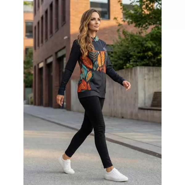  Panoul pentru femei pe Zip Premium ALTISPORT VOJ/ALW061MI02 PORTOCALIU/ALBASTRU 