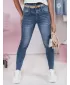 Pantalonii pentru doamne DSTREET UY2368 SEA -BLUE
