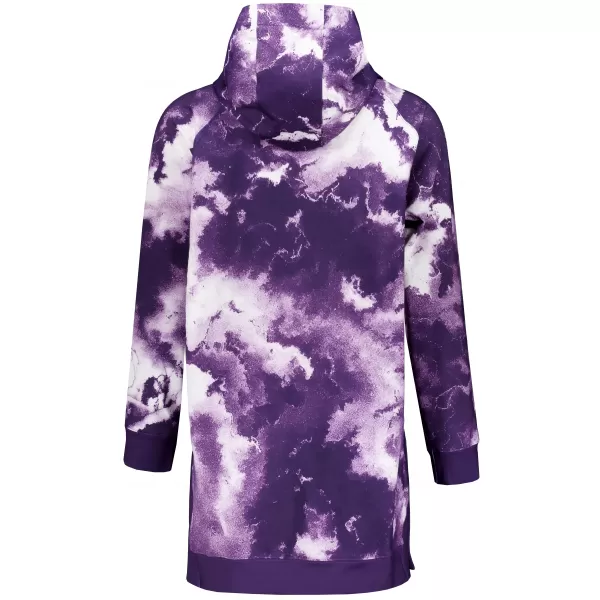  Premium cu hanorac funcțional pentru femei ALTISPORT VOJ/ALW066MI03 ALB -VIOLET 
