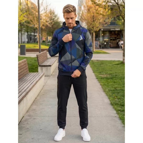  Panoul pentru bărbați pe Zip Premium ALTISPORT VOJ/ALM007MI02 ALBASTRU ÎNCHIS 