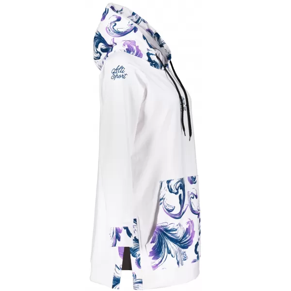  Premium cu hanorac funcțional pentru femei ALTISPORT VOJ/ALW065MI03 ALB/VIOLET 