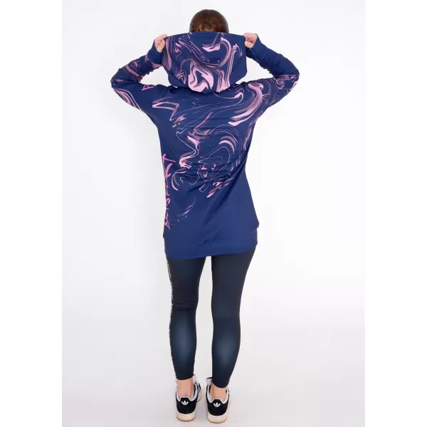  Panoul pentru femei pe Zip Premium ALTISPORT VOJ/ALW064MI02 ALBASTRU -PINK 