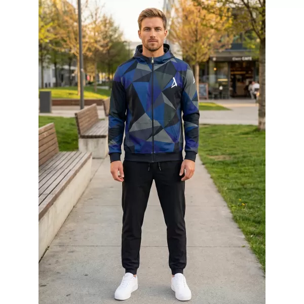  Panoul pentru bărbați pe Zip Premium ALTISPORT VOJ/ALM007MI02 ALBASTRU ÎNCHIS 