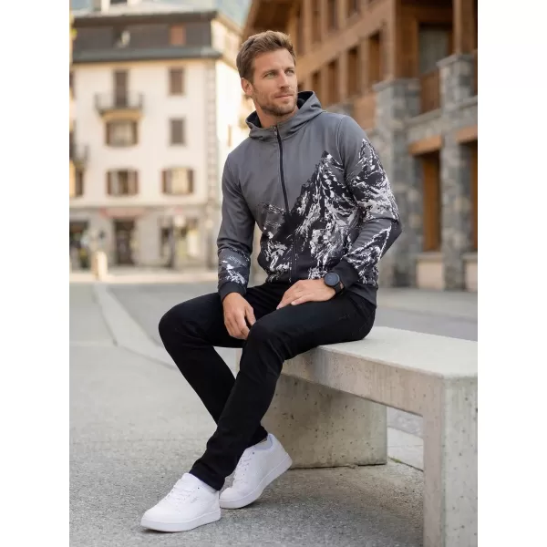 Panoul pentru bărbați pe Zip Premium ALTISPORT VOJ/ALM059MI02 GRI 