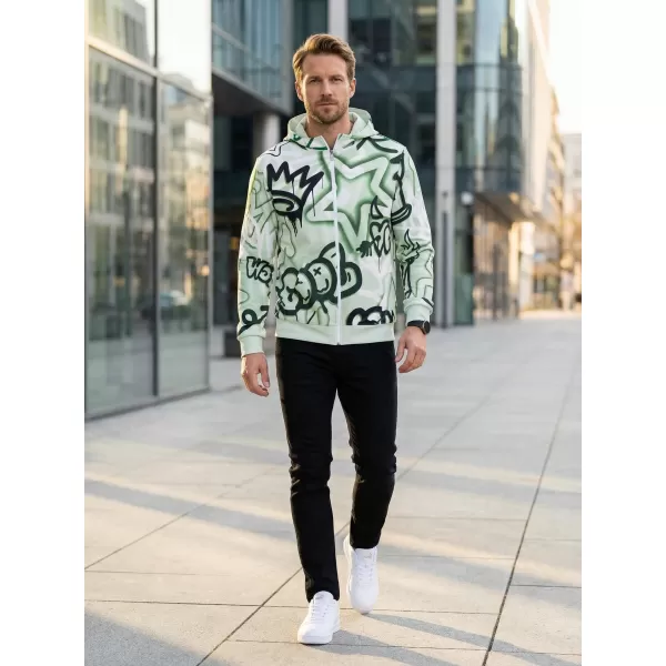  Panoul pentru bărbați pe Zip Premium ALTISPORT VOJ/ALM054MI02 VERDE 