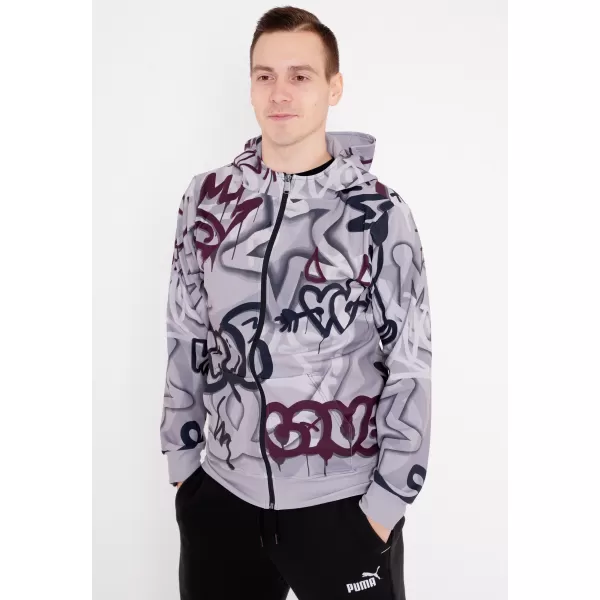  Panoul pentru bărbați pe Zip Premium ALTISPORT VOJ/ALM054MI02 GRI ÎNCHIS 