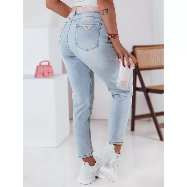  Pantalonii pentru doamne DSTREET UY2346 ALBASTRU DESCHIS 
