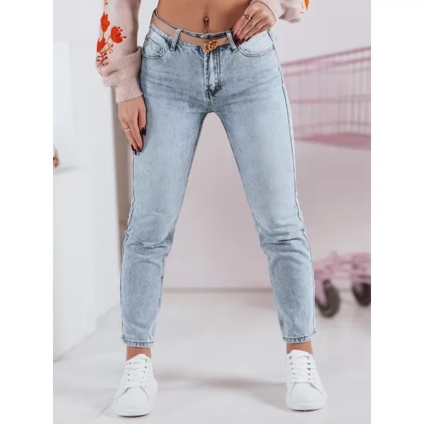  Pantalonii pentru doamne DSTREET UY2345 ALBASTRU DESCHIS 