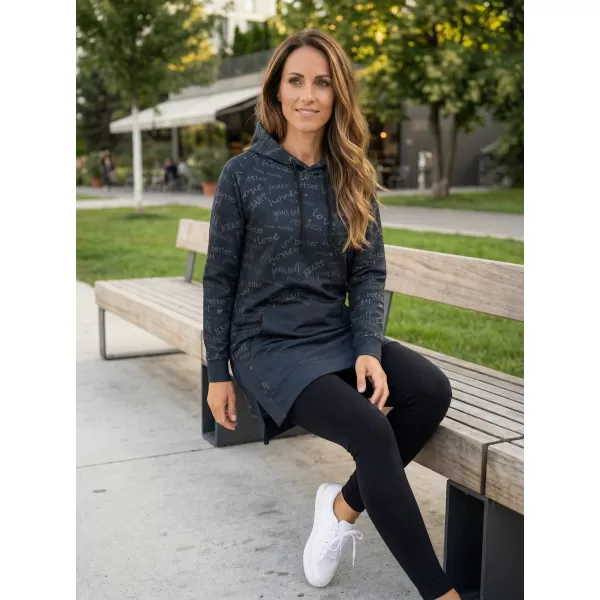  Premium cu hanorac funcțional pentru femei ALTISPORT VOJ/ALW067MI03 NEGRU 