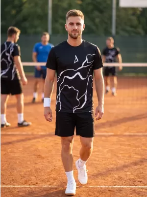 Premium funcțional pentru bărbați ALTISPORT VOJ/ALM073TR01 NEGRU