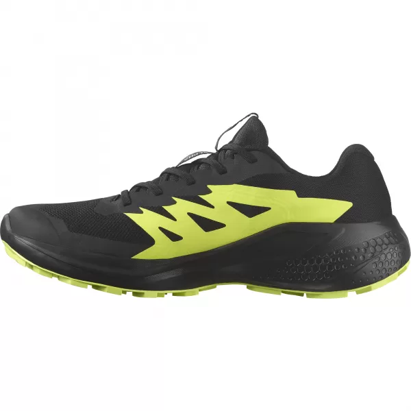  Pantofi pentru bărbați SALOMON ALPHAGLIDE GTX L47802000 NEGRU/ALIAJ/VERDE ASCUȚIT 