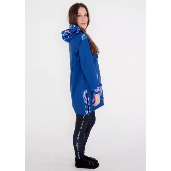  Premium cu hanorac funcțional pentru femei ALTISPORT VOJ/ALW065MI03 ALBASTRU ÎNCHIS 