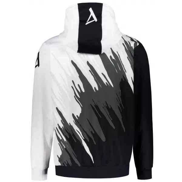  Panoul pentru bărbați pe Zip Premium ALTISPORT VOJ/ALM006MI02 ALB -NEGRU 