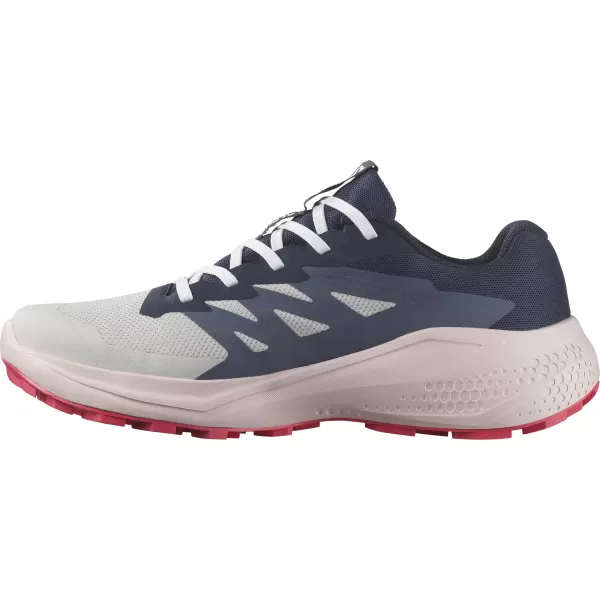  Pantofi de dama SALOMON ALPHAGLIDE GTX W L47802300 ROCĂ LUNARĂ/NOPȚI ALBASTRE/ROȘU ROȘU 