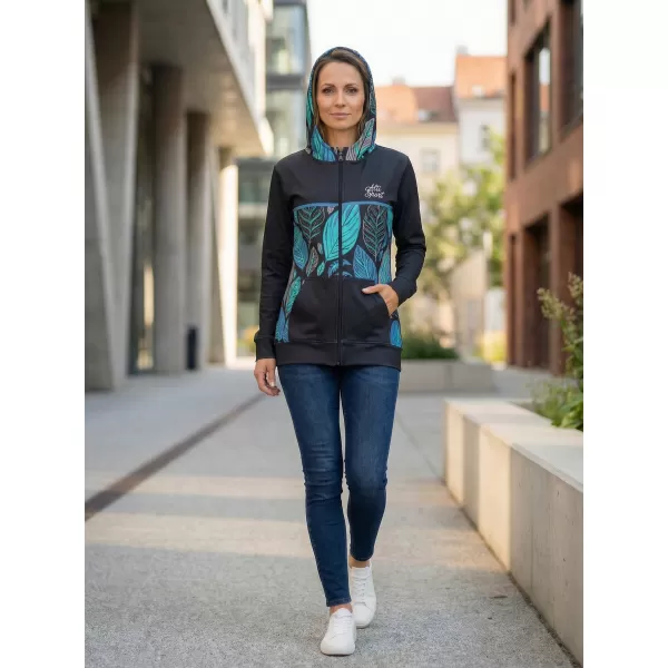  Panoul pentru femei pe Zip Premium ALTISPORT VOJ/ALW061MI02 ALBASTRU 