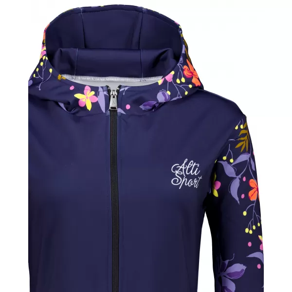  Panoul pentru femei pe Zip Premium ALTISPORT VOJ/ALW063MI02 PURPURIU ÎNCHIS 