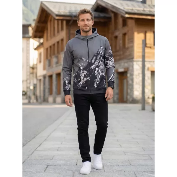  Panoul pentru bărbați pe Zip Premium ALTISPORT VOJ/ALM059MI02 GRI 