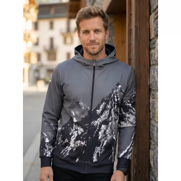  Panoul pentru bărbați pe Zip Premium ALTISPORT VOJ/ALM059MI02 GRI 