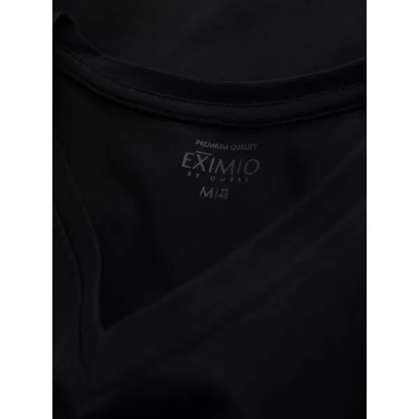  Cămaşă OMBRE OM-LSCL-0105 NEGRU 