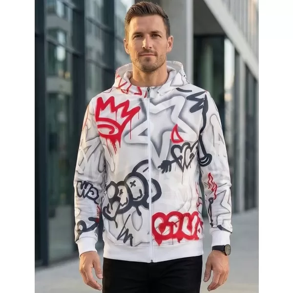  Panoul pentru bărbați pe Zip Premium ALTISPORT VOJ/ALM054MI02 GRI -RED 