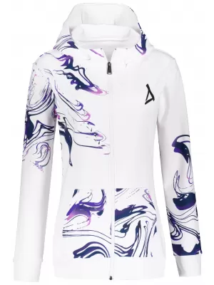 Panoul pentru femei pe Zip Premium ALTISPORT VOJ/ALW064MI02 ALB -VIOLET