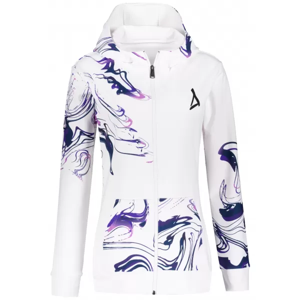  Panoul pentru femei pe Zip Premium ALTISPORT VOJ/ALW064MI02 ALB -VIOLET 