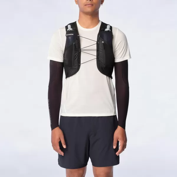  Rucsac pentru bărbați SALOMON ACTIVE SKIN 12 SET LC2177400 NEGRU/METAL 