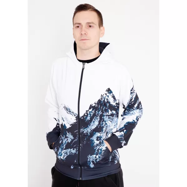  Panoul pentru bărbați pe Zip Premium ALTISPORT VOJ/ALM059MI02 ALB 