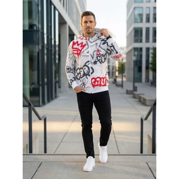  Panoul pentru bărbați pe Zip Premium ALTISPORT VOJ/ALM054MI02 GRI -RED 