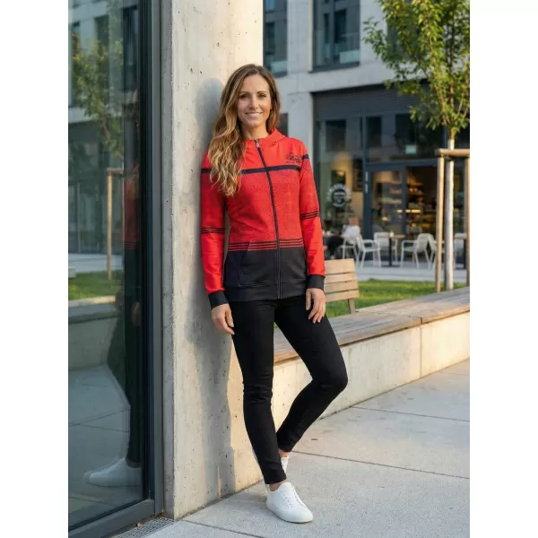  Panoul pentru femei pe Zip Premium ALTISPORT VOJ/ALW023MI02 ROŞU 