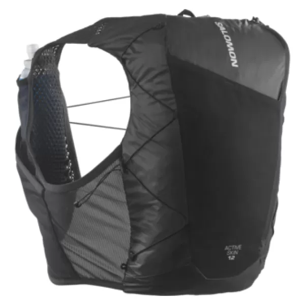  Rucsac pentru bărbați SALOMON ACTIVE SKIN 12 SET LC2177400 NEGRU/METAL 
