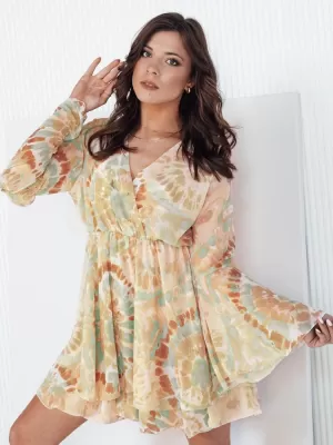 Rochie DSTREET EY2454 AMESTEC DE CULORI