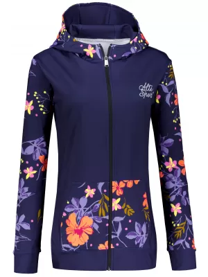 Panoul pentru femei pe Zip Premium ALTISPORT VOJ/ALW063MI02 PURPURIU ÎNCHIS
