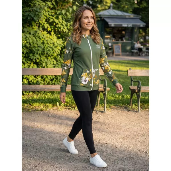  Panoul pentru femei pe Zip Premium ALTISPORT VOJ/ALW063MI02 KAKI 